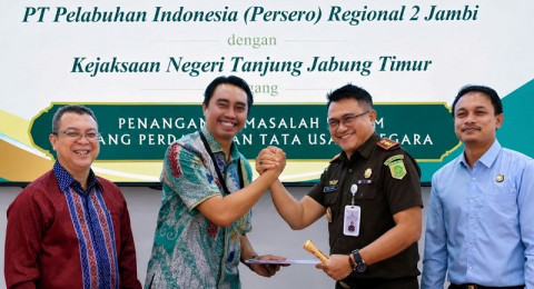 Pelindo Regional 2 Jambi dan Kejari Tanjab Timur Perkuat Sinergi Melalui Kesepakatan Bersama Penanganan Masalah Hukum